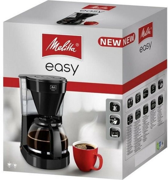 Melitta Easy Koffiezetapparaat 1023-02 Zwart - 53% Korting!