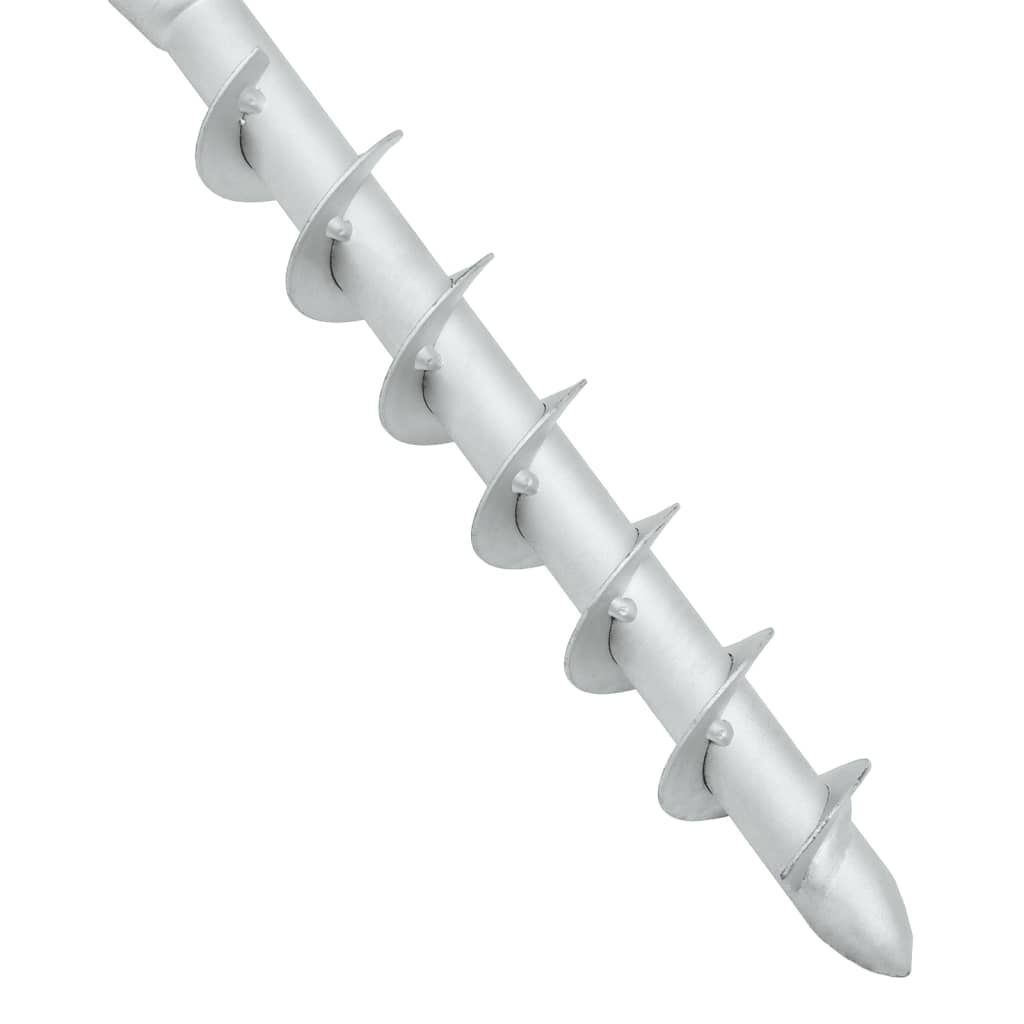 vidaXL Parasolvoet Grond - Staal - 76% Korting