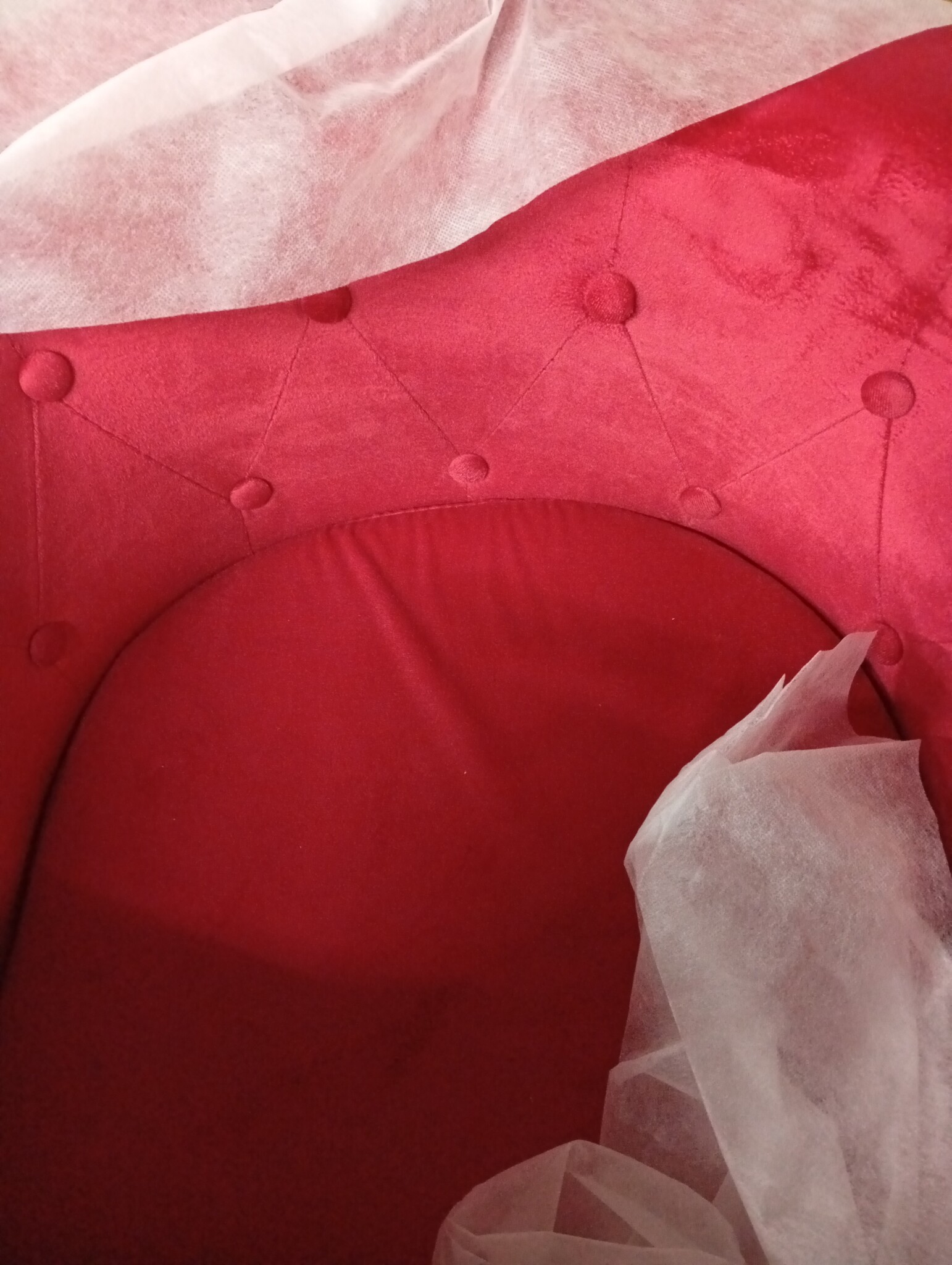 vidaXL Kuipstoel Fluweel Wijnrood (76% korting)