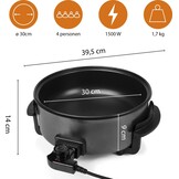 Tristar Elektrische Hapjespan PZ-9135 Ø30cm - Nu met 47% Korting!