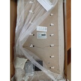 vidaXL Hoofdbord LED Lichtgrijs 80x5x78/88 cm - 60% Korting!