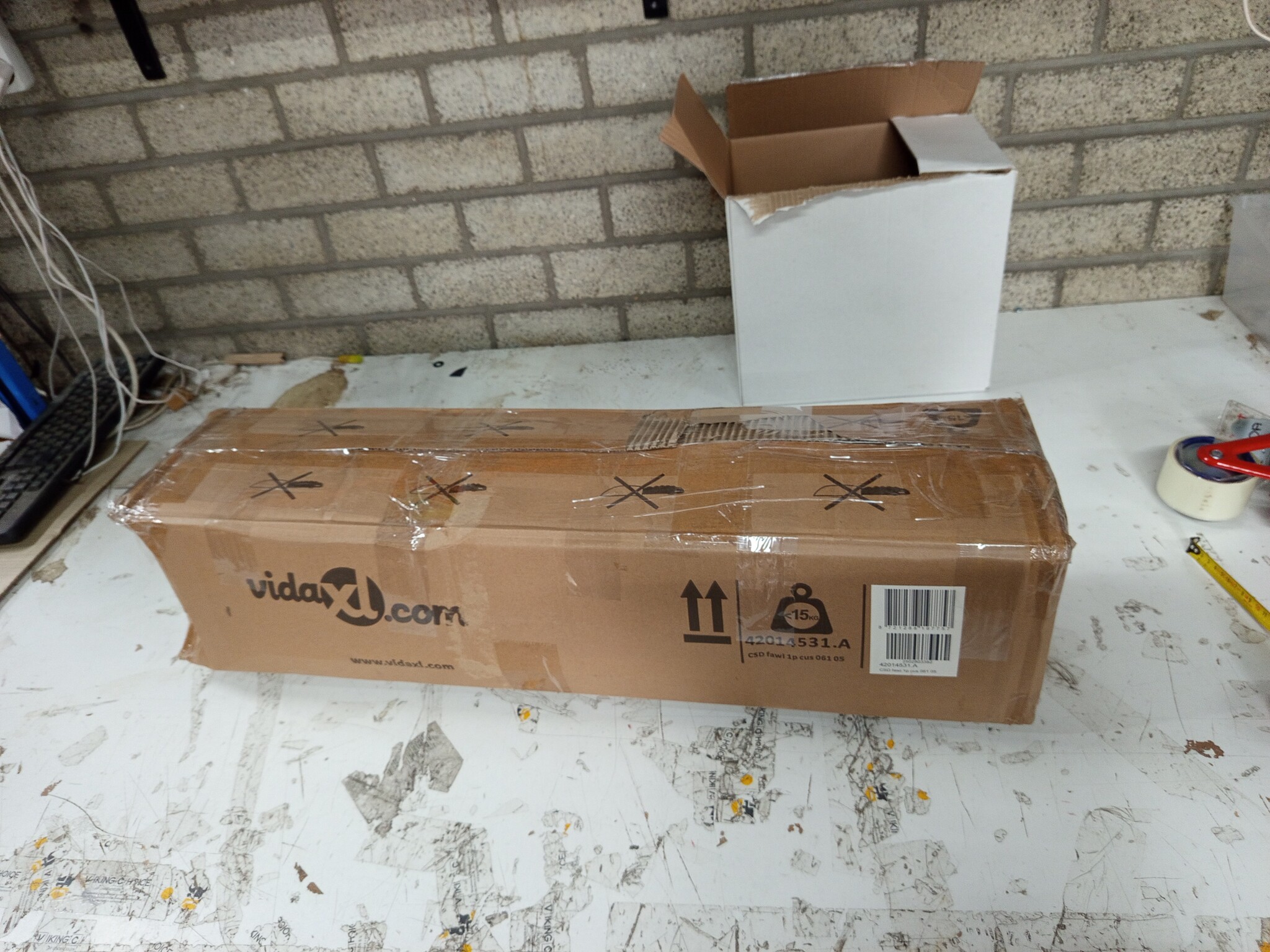 vidaXL Rugkussen Wijnrood 160x24x50 cm - 55% Korting!