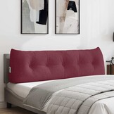 vidaXL Rugkussen Wijnrood 160x24x50 cm - 55% Korting!
