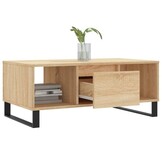 VidaXL Salontafel Sonoma Eiken | 90x50x36,5 cm | 35% Korting