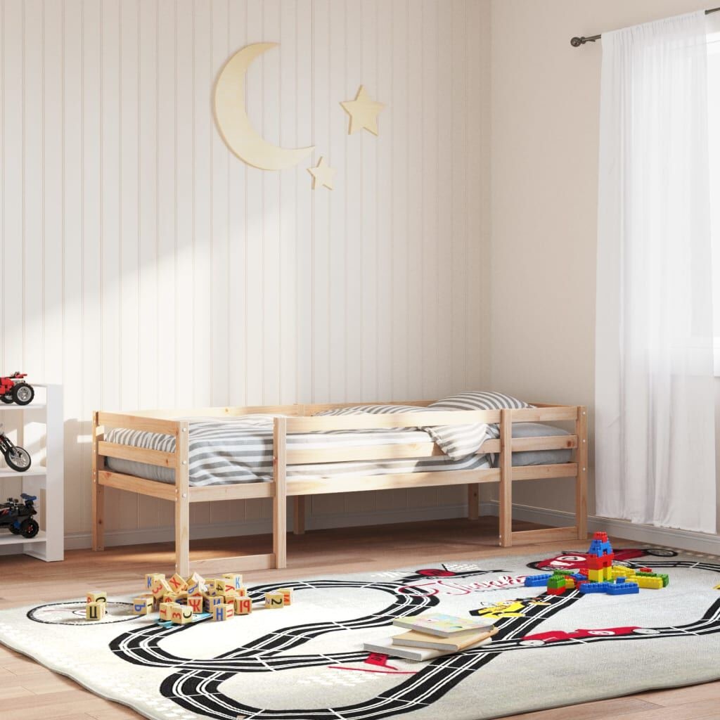 VidaXL Kinderbedframe Grenenhout 90x190 cm - Nu 35% Korting!