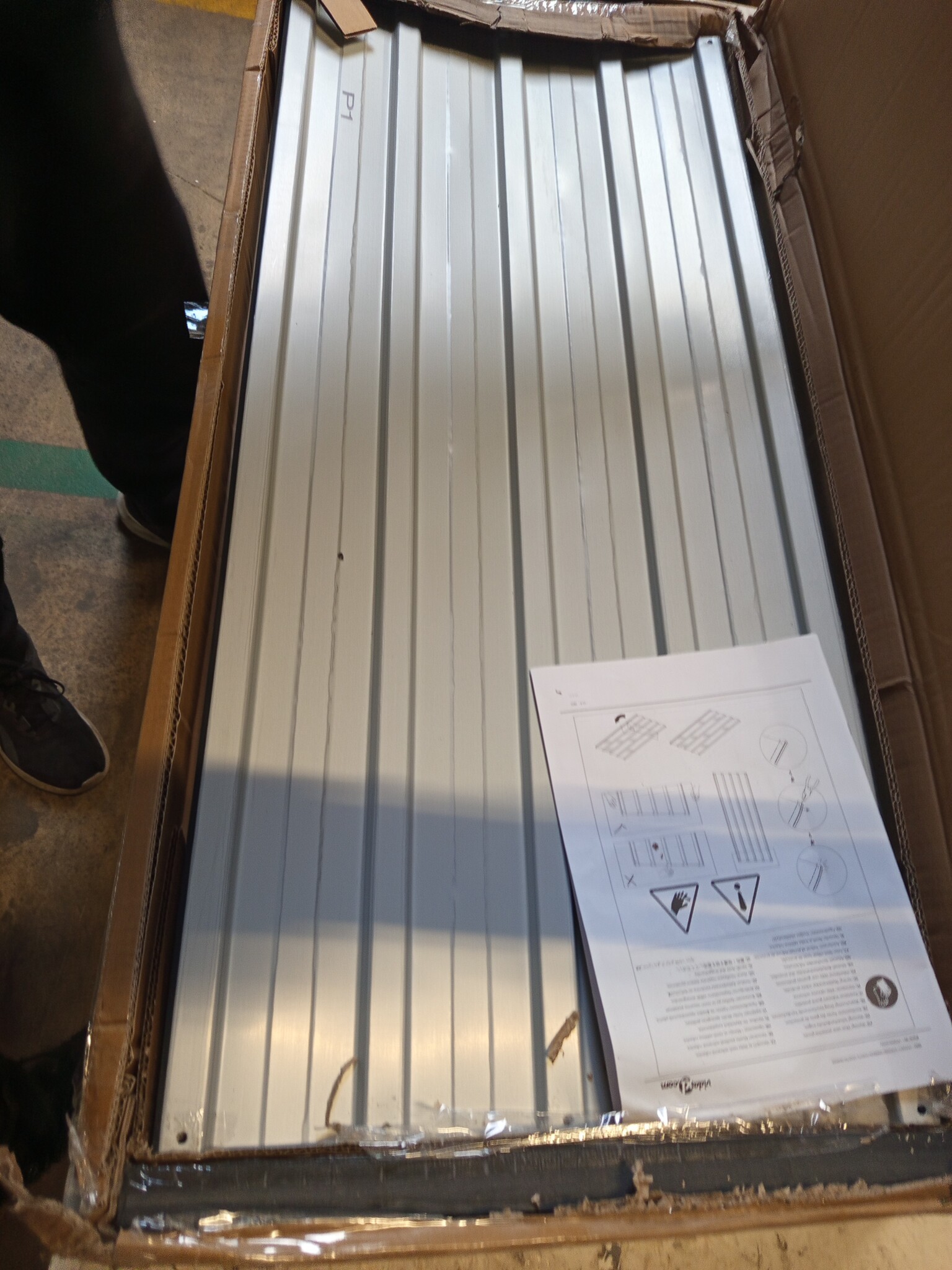 vidaXL Tuinschuur Antraciet - Gegalvaniseerd Staal - 60% Korting