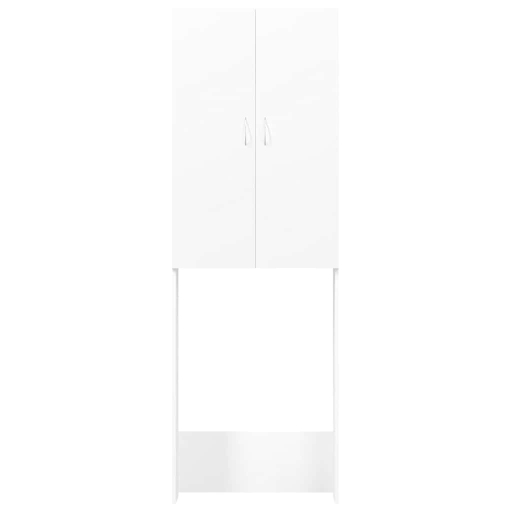 vidaXL Wasmachinekast Wit - 64x25,5x190 cm | 35% Korting