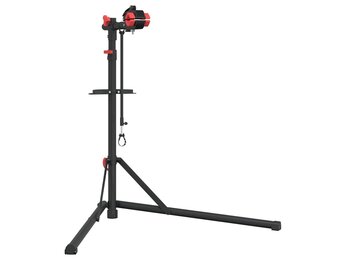 vidaXL Fietsreparatiestandaard - Inklapbaar, Rood - 55% Korting!