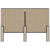 vidaXL Hoofdbord 180x200cm Donkergrijs - Nu 30% Korting!