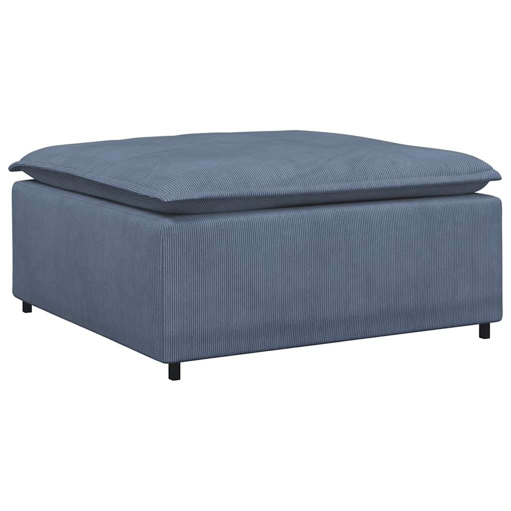 vidaXL Modulaire Bank Voetenbank - Blauw, 100x100x48 cm | 60% Korting