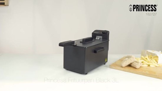 Princess Friteuse 182727 - 3L - 2000W - Zwart - 35% Korting