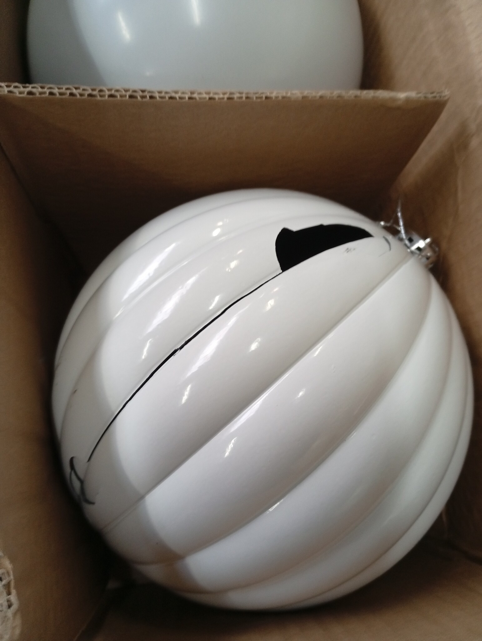 vidaXL Kerstbal Set Wit - 4 stuks - Nu met 60% korting!