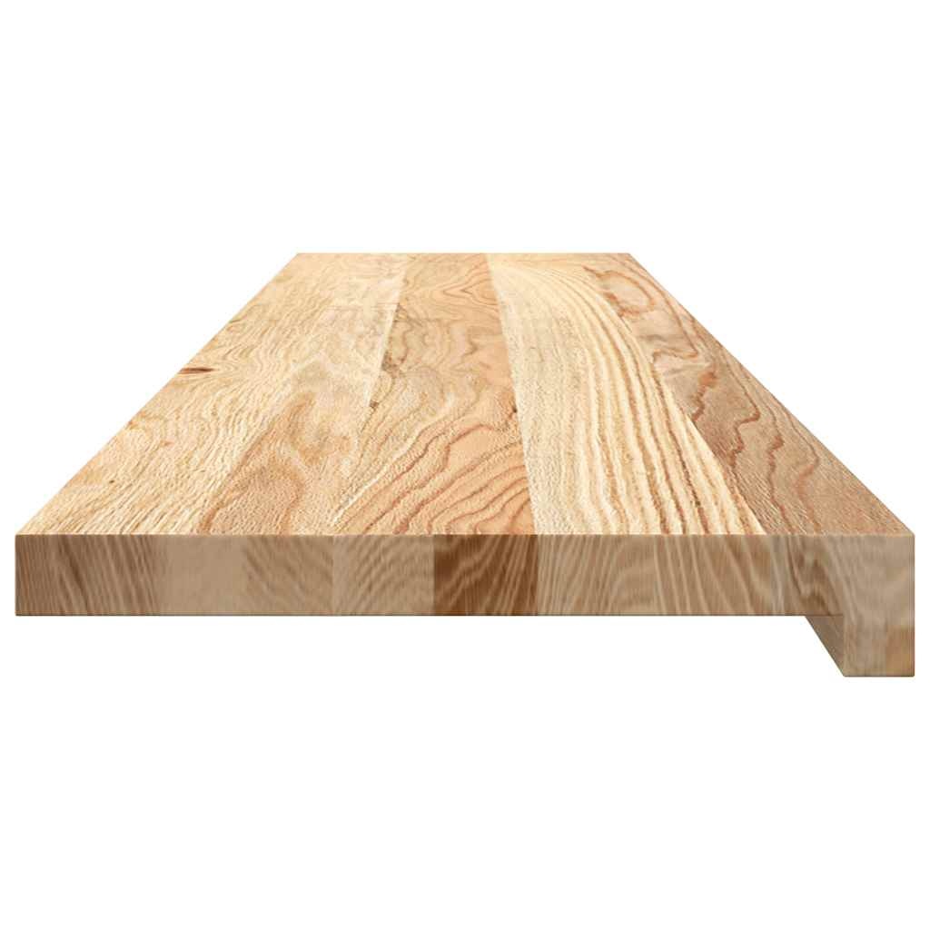 2x vidaXL Vensterbanken Massief Eikenhout 110x25x2 cm - 30% Korting!