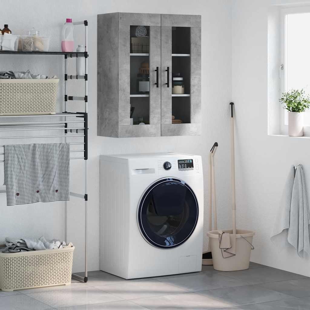 vidaXL Hangkast Betongrijs - 30% Korting