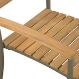 vidaXL Stapelbare Tuinstoelen 2-pack: Massief Acaciahout & Staal (55% korting)