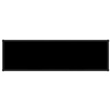 vidaXL Wandtafel met Glas: 60% Korting! 120x35x75 cm Zwart