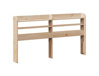 vidaXL Hoofdbord met schappen 120 cm - 35% korting!
