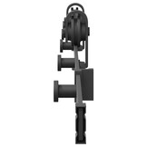 vidaXL Schuifdeurbeslag 200 cm Zwart - 30% Korting!