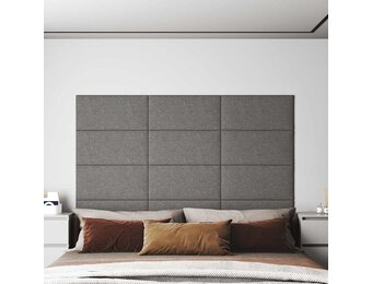 vidaXL Wandpanelen 12 st Lichtgrijs - Nu met 60% korting!