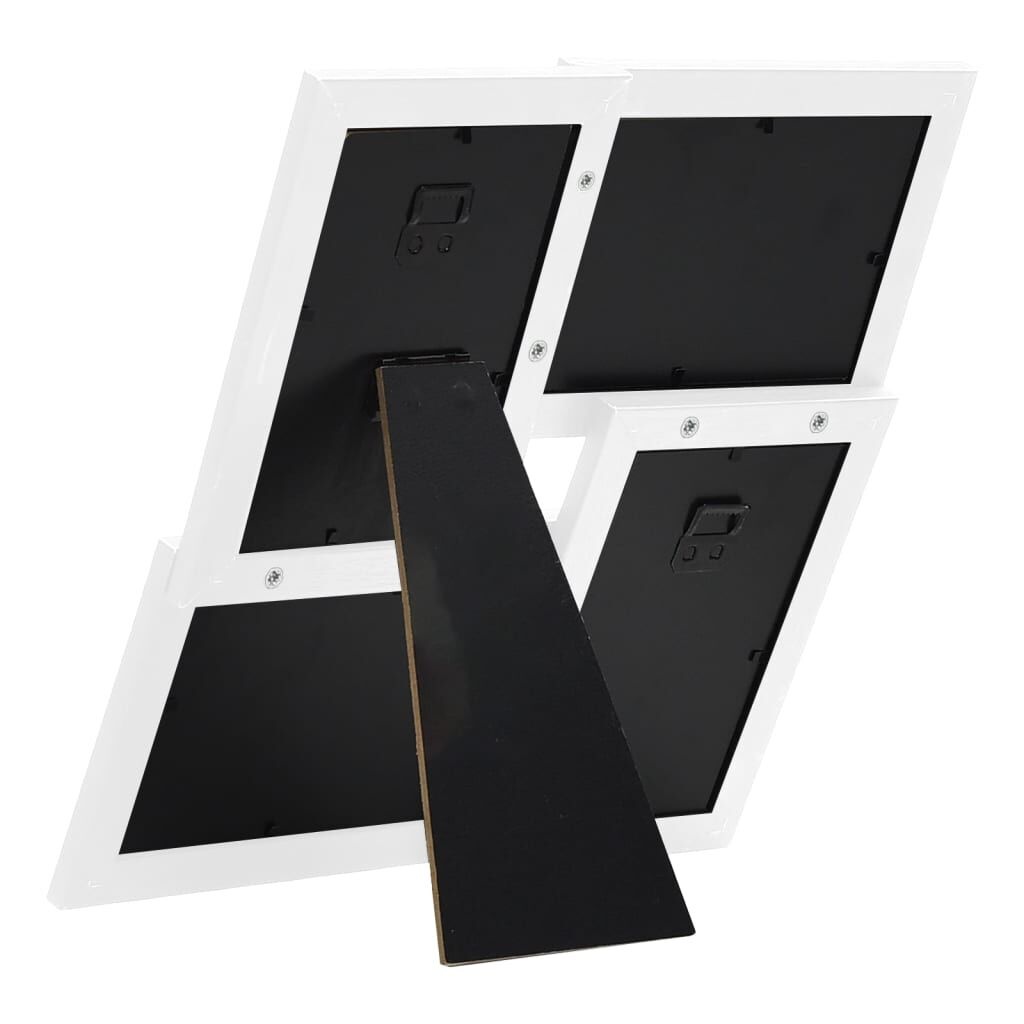 VidaXL Fotolijst voor 4x(13x18 cm) foto MDF wit - 53% Korting
