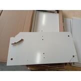 vidaXL Dressoir 60x30x70cm - 60% Korting! (Bewerkt Hout, Hoogglans Wit)