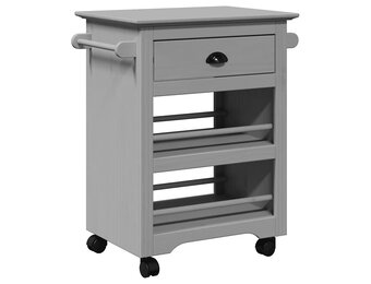 VidaXL Keukentrolley BODO grijs - Nu met 35% korting!