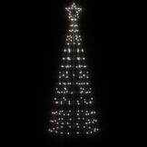 vidaXL LED-kerstboom met spikes 220 LED's koud wit 180 cm - 35% korting!