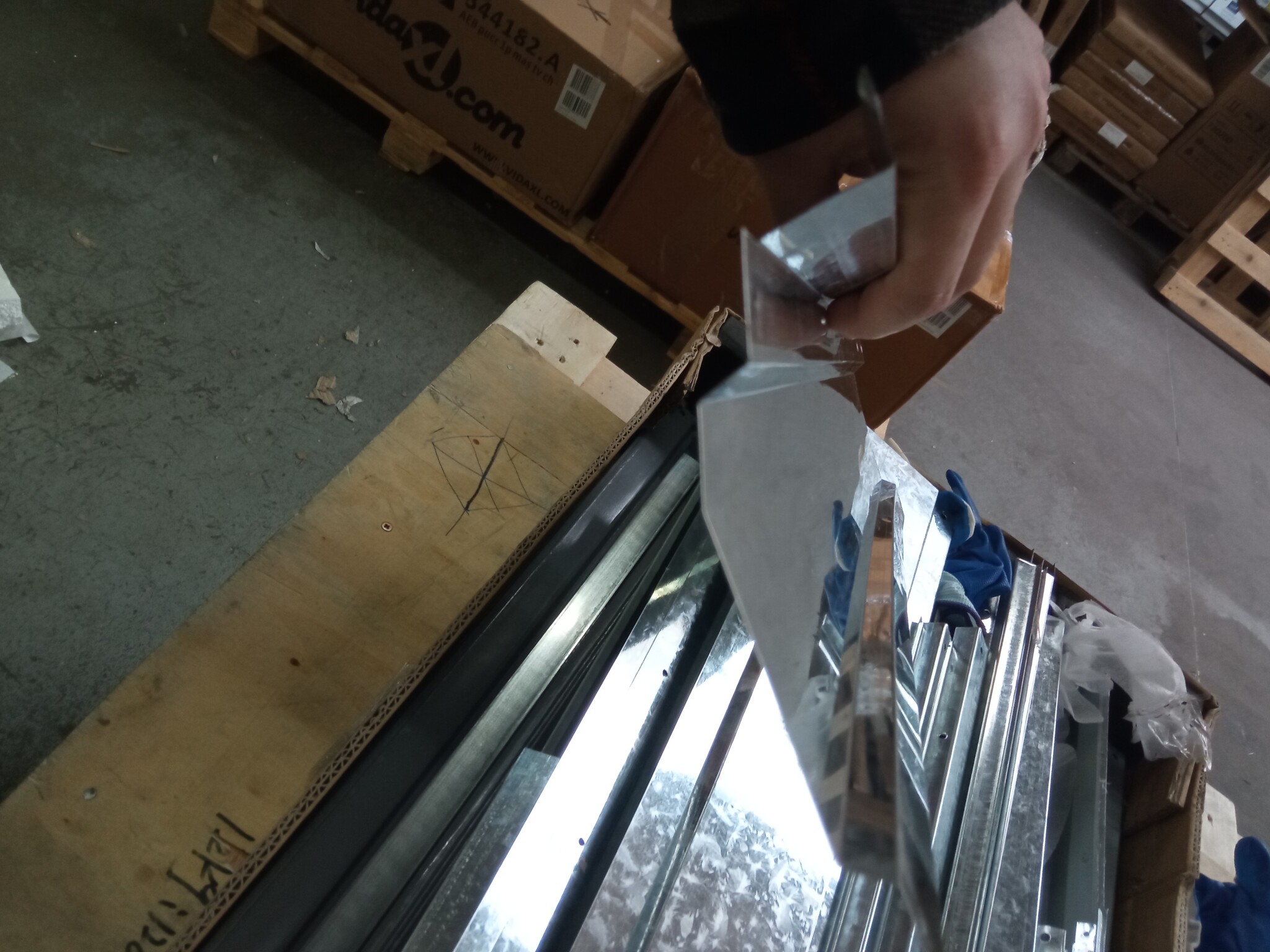 vidaXL Tuinschuur | 161x89x161 cm | Gegalvaniseerd Staal | Grijs | -55%