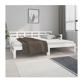 VidaXL Slaapbank Grenenhout Wit 2x(90x200) - Nu 60% Korting!