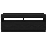 vidaXL TV-Kast Zwart (100x35x40cm) Bewerkt Hout - 30% Korting