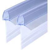 Doucheafdichting 2x70cm - 30% Korting! Voor 4/5/6mm Glas
