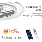 Smart LED Plafondlamp met Ventilator - 30% Korting - Instelbare Kleur & Ventilatie