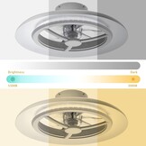 Smart LED Plafondlamp met Ventilator - 30% Korting - Instelbare Kleur & Ventilatie