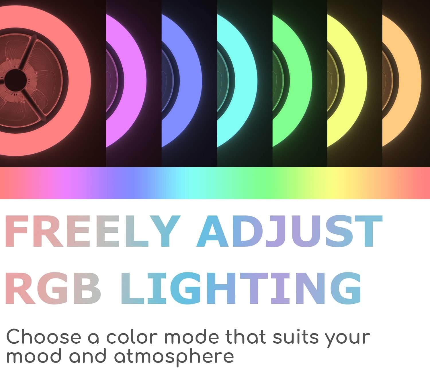 Smart LED Plafondlamp met Ventilator - 30% Korting - Instelbare Kleur & Ventilatie