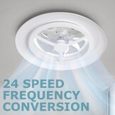 Smart LED Plafondlamp met Ventilator - 30% Korting - Instelbare Kleur & Ventilatie