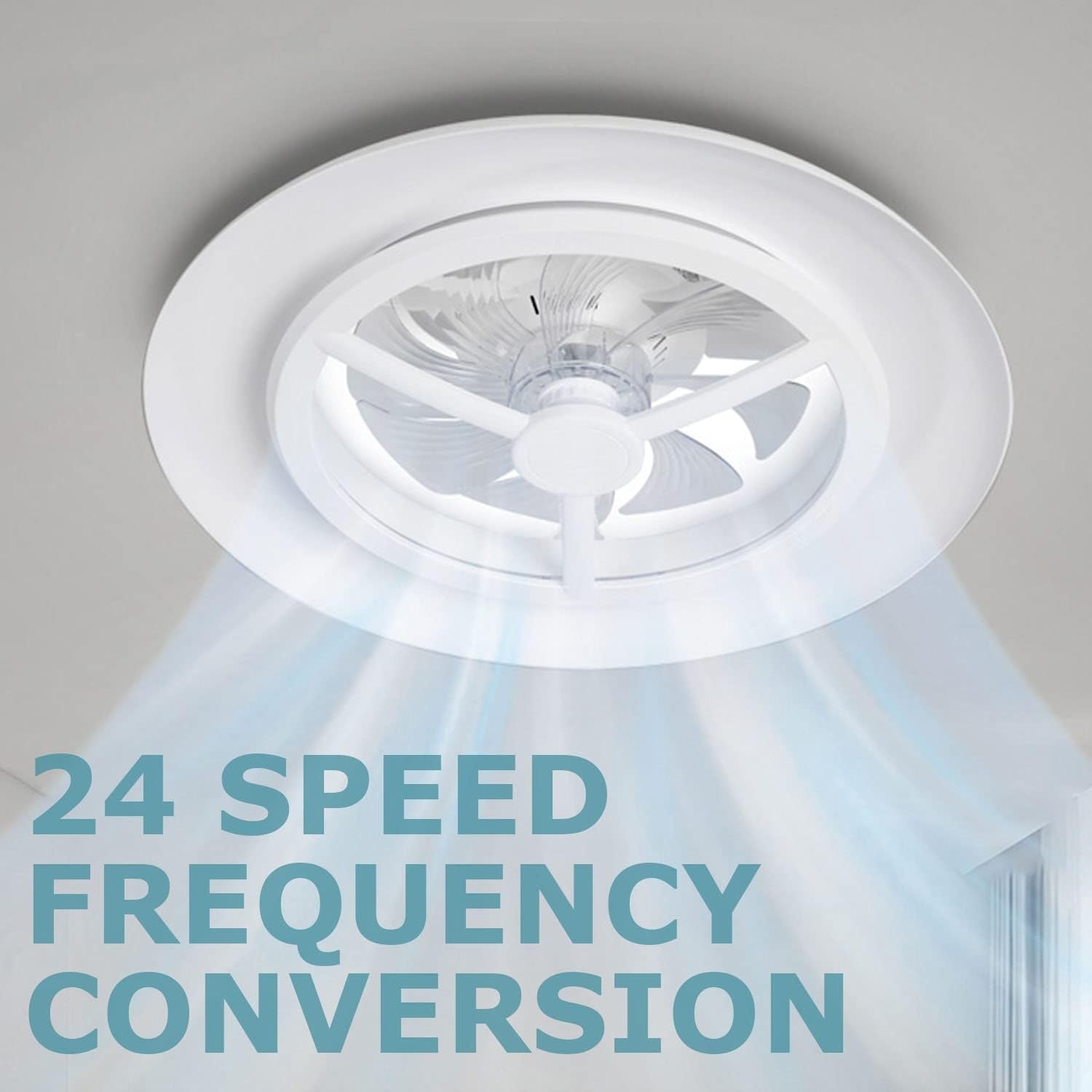 Smart LED Plafondlamp met Ventilator - 30% Korting - Instelbare Kleur & Ventilatie