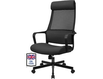 Ergonomische bureaustoel, Zwart - 30% Korting
