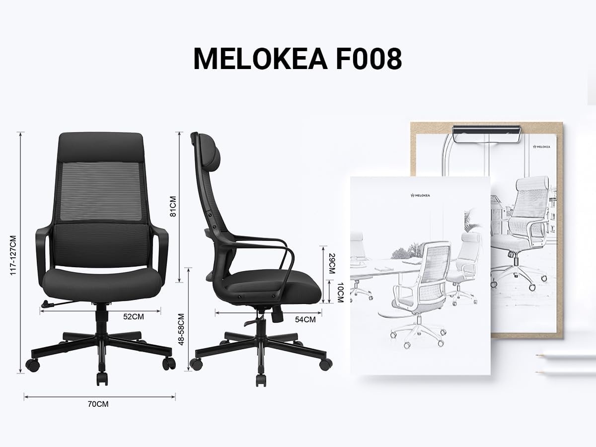 Ergonomische bureaustoel, Zwart - 30% Korting