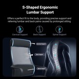 Ergonomische bureaustoel, Zwart - 30% Korting