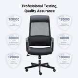 Ergonomische bureaustoel, Zwart - 30% Korting