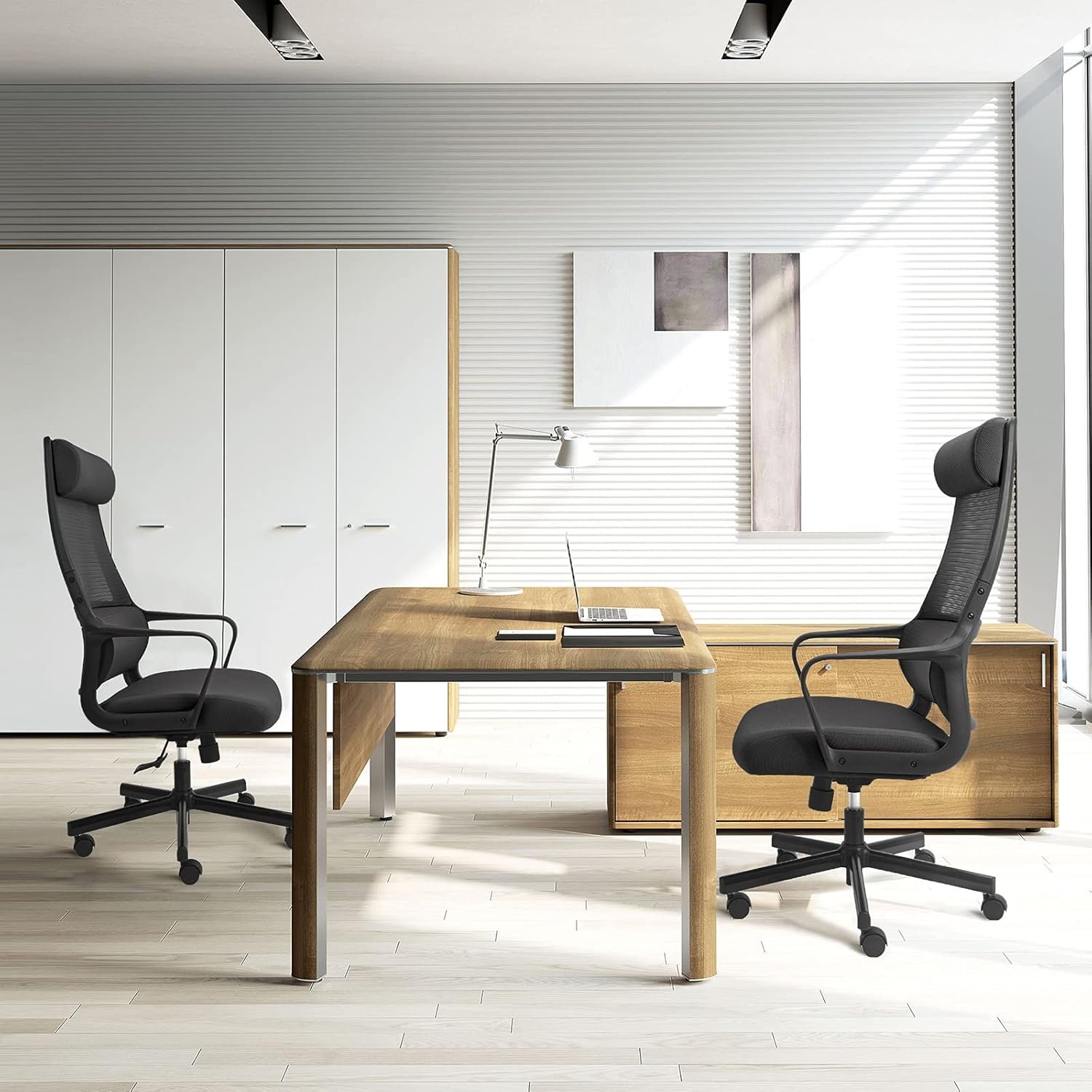 Ergonomische bureaustoel, Zwart - 30% Korting