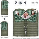 XXL Slaapzak Fluwelen Voering - 0°C - 30% Korting