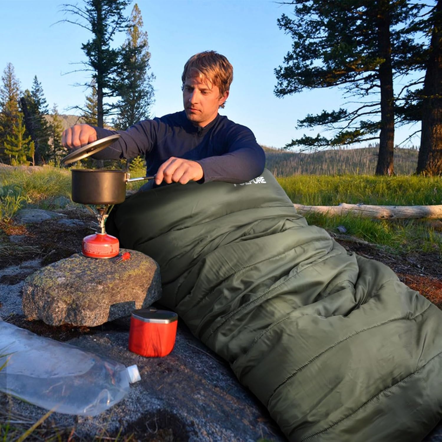 XXL Slaapzak Fluwelen Voering - 0°C - 30% Korting