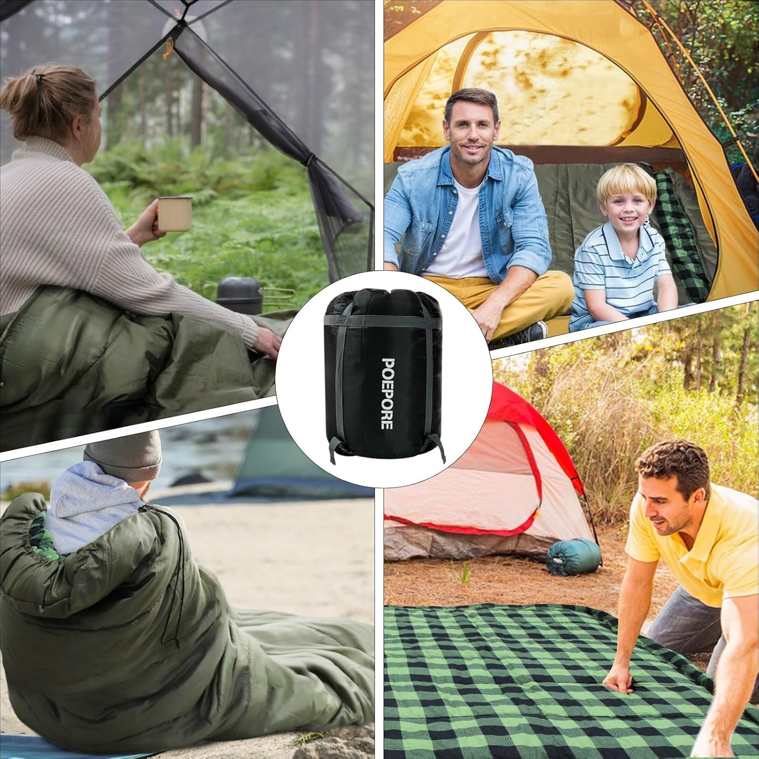 XXL Slaapzak Fluwelen Voering - 0°C - 30% Korting