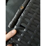 vidaXL 3-delige Loungeset Poly Rattan Zwart - 55% Korting