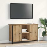 vidaXL TV-kast Artisanaal Eiken (55% korting) 101x35x65 cm
