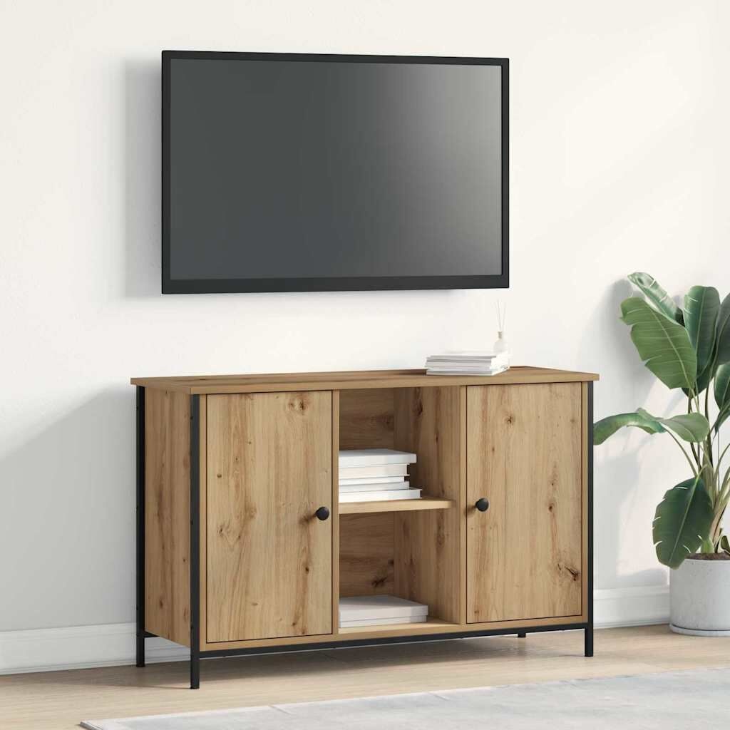 vidaXL TV-kast Artisanaal Eiken (55% korting) 101x35x65 cm