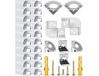 20x V-Shape LED Aluminium Profielen 1M - 30% Korting!