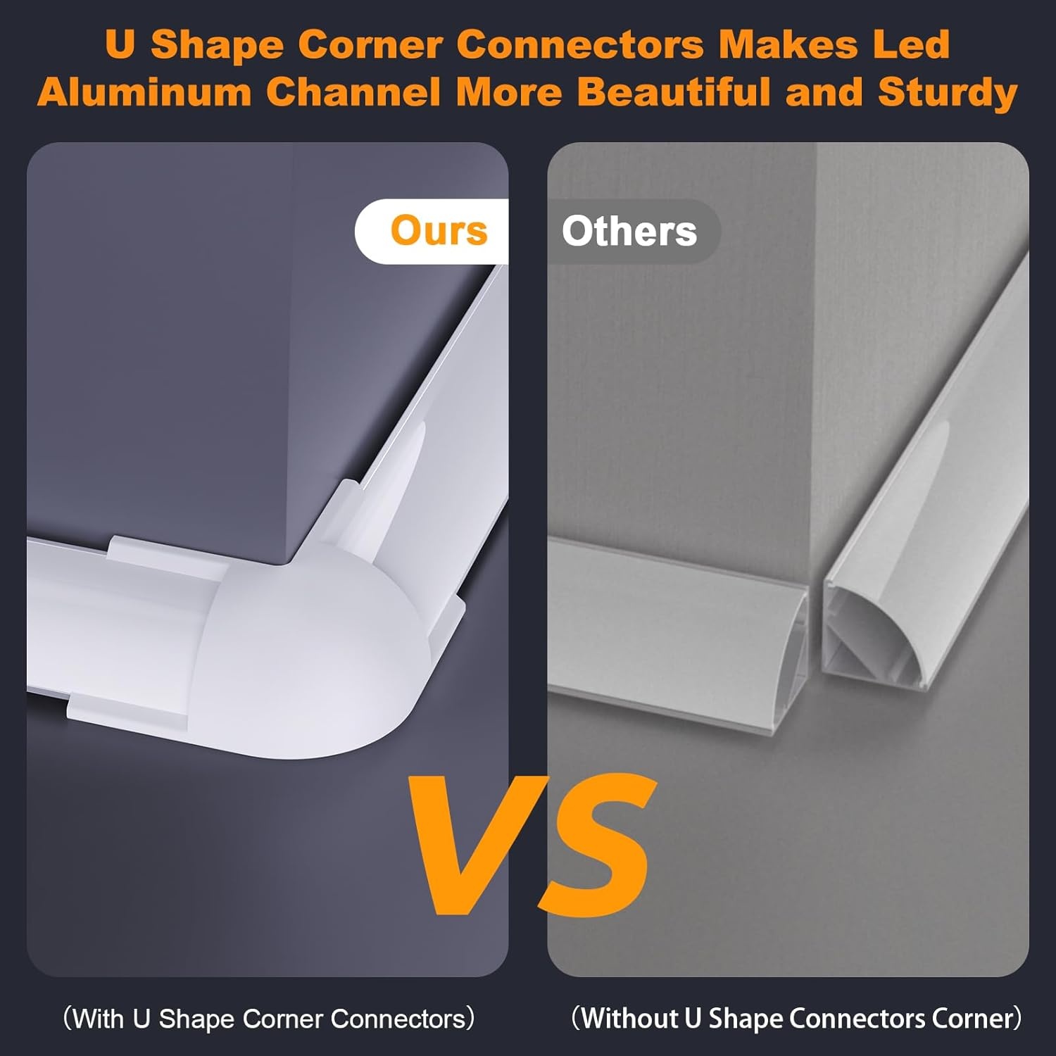 20x V-Shape LED Aluminium Profielen 1M - 30% Korting!