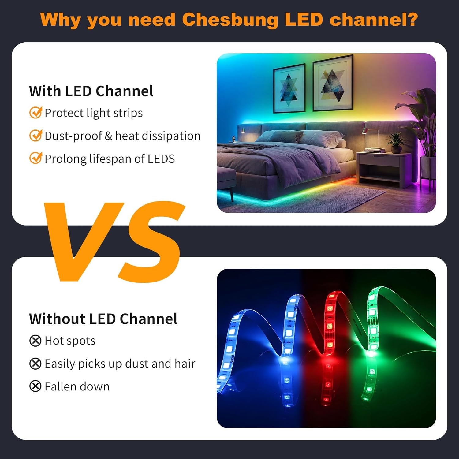 20x V-Shape LED Aluminium Profielen 1M - 30% Korting!